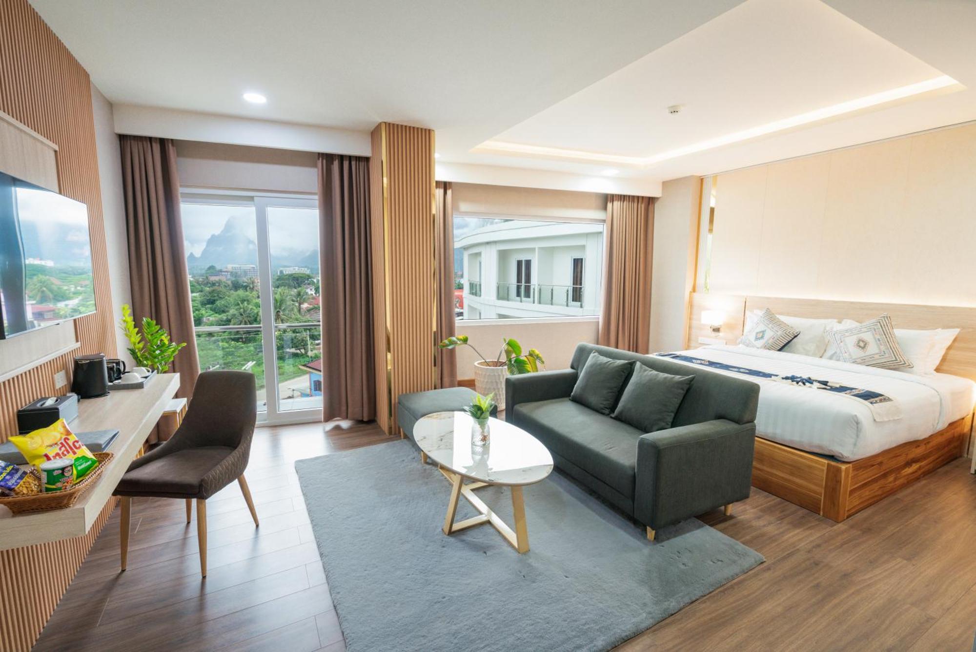 S Vangvieng Boutique Hotel Vang Vieng Luaran gambar